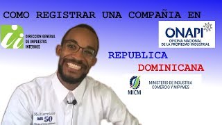 COMO abrir UNA EMPRESA NEGOCIOSREPUBLICA Dominica [upl. by Uird506]