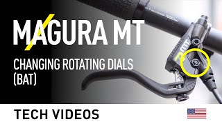 MAGURA MT Changing the rotating dial BAT [upl. by Aicatsan]