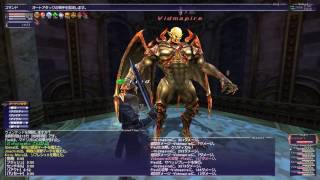 【FF11】ウォンテッド CL128 Vidmapire ナイトソロ [upl. by Blalock]