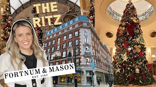 INSIDE THE RITZ AND FORTNUM amp MASON AT CHRISTMAS  Vlogmas 2022 [upl. by Troc248]