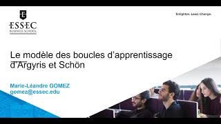 Apprentissage Argyris amp Schon [upl. by Yeca]