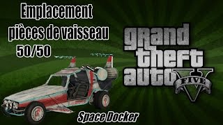 Localisation GTA 5  Toutes les Pièces du Vaisseau Spatial 5050 [upl. by Acinimod278]