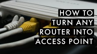 How to Turn Any Router Into A WiFi Extender  Access Point  wifi repeater [upl. by Teresina]