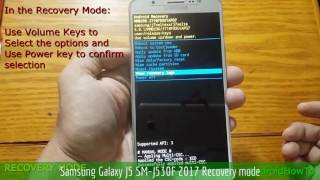 Samsung Galaxy J5 SMJ530F 2017 Recovery mode [upl. by Macswan]