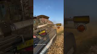 Centennial GLEANER Combine Harvesting Wheat [upl. by Kashden]