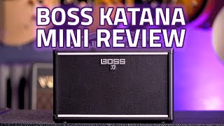 BOSS Katana Mini Amplifier Review amp Demo [upl. by Eohce80]