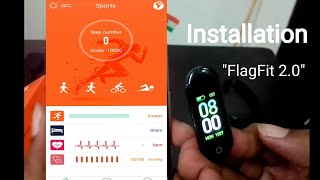 App FlagFit 20  Installation  Settings  Gizfit 901  Gizfit 902 [upl. by Ostler754]