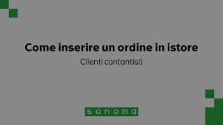 Come inserire un ordine in istore per clienti contantisti [upl. by Audres106]