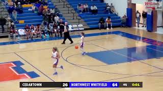 GIRLS BASKETBALL Cedartown Lady Dawgs at Northwest Whitfield Lady Bruins [upl. by Aisinut]