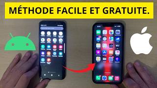 Transférer TOUTES vos Données dAndroid à iPhone 🤩  Tutoriel Facile [upl. by Keheley907]