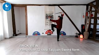 32式太極劍（9  16 式教學  B）Taiji sword  32 forms（form 9  16 instruction  B） [upl. by Caryn]