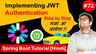 Implementing JWT Authentication using Spring Boot Step by Step  Spring boot tutorial in HINDI [upl. by Hallette]