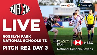 LIVE RUGBY 7s ROSSLYN PARK HSBC NATIONAL SCHOOL 7s 2022  PITCH RE2 DAY 3 [upl. by Gavrilla]