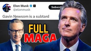 Bill Maher SHOCKS Audience As He CORNERS Woke Gavin Newsom on LIVE TV [upl. by Flosi839]