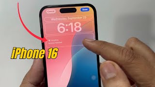 How to Add widget on iPhone 16 lock screen [upl. by Lladnor785]