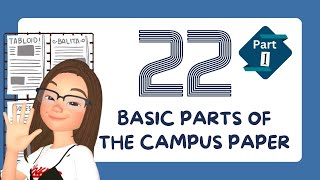 BASIC PARTS OF THE CAMPUS PAPER PART 1 [upl. by Colleen]