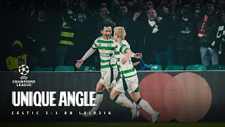 Unique Angle  Celtic 31 RB Leipzig  All three goals from a Champions League night to remember [upl. by Nangem510]