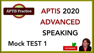 APTIS ADVANCED 2020 SPEAKING  Practice Test 1  Get ready for APTIS with these Tests [upl. by Adniled]