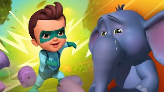 சிட்டியும் குட்டி யானையும்  Super Chitti Episodes  Tamil Rhymes amp Kids Cartoons  Infobells [upl. by Drusie]