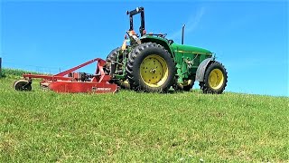 Mowing Pasture l How To Improve or Maintain Your Land [upl. by Nyrak891]