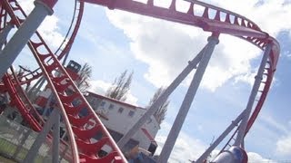 G Force Front Seat onride HD POV Drayton Manor [upl. by Terrene834]