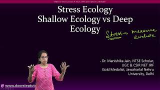 Stress Ecology Shallow Ecology Deep Ecology UPSC Mains 2023 Geography Optional Question  NET [upl. by Leina]