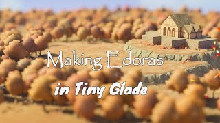 Making Edoras from The Lord of the Rings in Tiny Glade [upl. by Tybald]