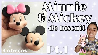 DIY  Mickey amp Minnie de Biscuit  Pt 1  Especial 40K [upl. by Antonie]