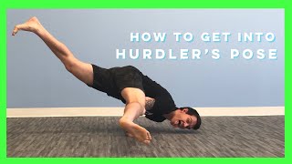 GETTING INTO HURDLERS POSE two different approaches [upl. by Dahsar]