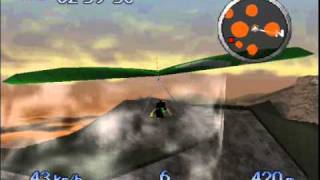 Pilotwings 64  Hang Glider Gameplay 1 [upl. by Aissatsan]