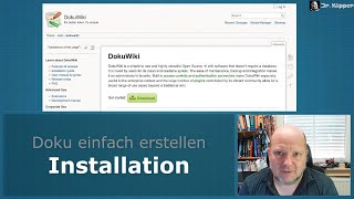 52  Dokuwiki  Installation [upl. by Ahsinam177]