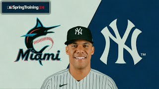 🔴 En Vivo Miami Marlins vs New York Yankees  MLB Spring Training 2024 [upl. by Yesnnyl689]