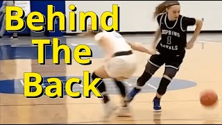 Behind The Back Dribble SECRETS Move Breakdown [upl. by Hcnarb327]