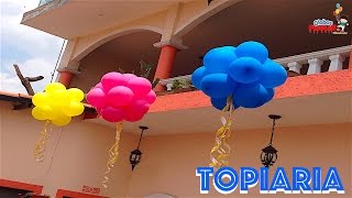 Como hacer una topiaria de globos de la manera correcta  39 [upl. by Nnire]