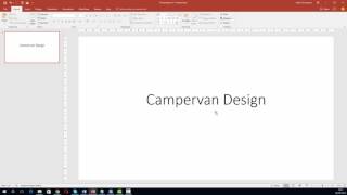 PowerPoint 2016  Add a title and subtitle to a slide [upl. by Occer]