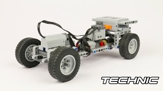 Lego Technic RC simple chassis w Instructions [upl. by Unity]