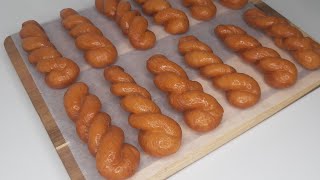 Twisted doughnut Recipe Perfect Glazed Twisted doughnuts Delicious [upl. by Dole]