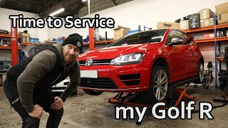 Time to Service my Mk7 Golf R [upl. by Anerda]