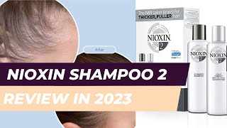 Nioxin 2 Shampoo Reviews in 2023  Before and After [upl. by Samohtnhoj563]