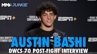 Austin Bashis Did Not Want to Rush to UFC Timing Went According to Plan  DWCS 70 [upl. by Yrohcaz100]