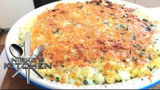 Cauliflower amp Cheese Pasta Bake  Video Recipe [upl. by Asile650]