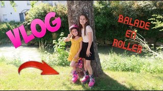 VLOG les filles essaient leurs nouveaux rollers  Alicya est invitée à un anniversaire [upl. by Nosral662]