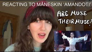 REACTING TO MÃ…NESKIN â€˜AMANDOTIâ€™ Ft Manuel Agnelli [upl. by Mikol]