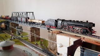 Märklin H0 MGleis Anlage Br38 Br44 E41 E44 Br 89 V60 [upl. by Vaios]