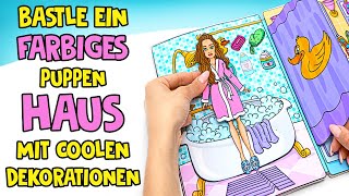 DIY Coolste Papierpuppenhaus im Album  Lustige und einfache Basteleien [upl. by Weide]