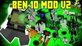 Ben 10 Vanilla Mod v2  11 NEW Aliens  Minecraft [upl. by Wareing]