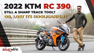 2022 KTM RC 390 Review  Has It Lost Its HOOLIGANISM  Top Speed Exhaust Sound amp More  BikeWale [upl. by Durrell]