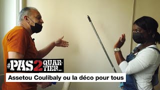 Pas2Quartier  à Clichysousbois Assetou Coulibaly décore les quartiers • FRANCE 24 [upl. by Anemolihp]