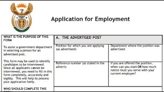 HOW TO FILL OUT A Z83 FORM [upl. by Jacklin560]