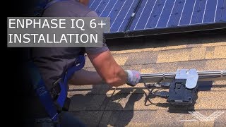 Enphase IQ 6 Microinverter Installation  RENVU [upl. by Arlen976]